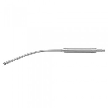 Cooley Suction Tube With Perforated Screw Tip Stainless Steel, 31 cm - 12 1/4" Diameter 7.0 mm
